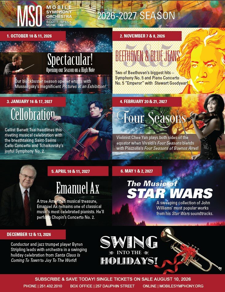 Emanuel Ax to headline Mobile Symphony's 2026-27 season - Gulf